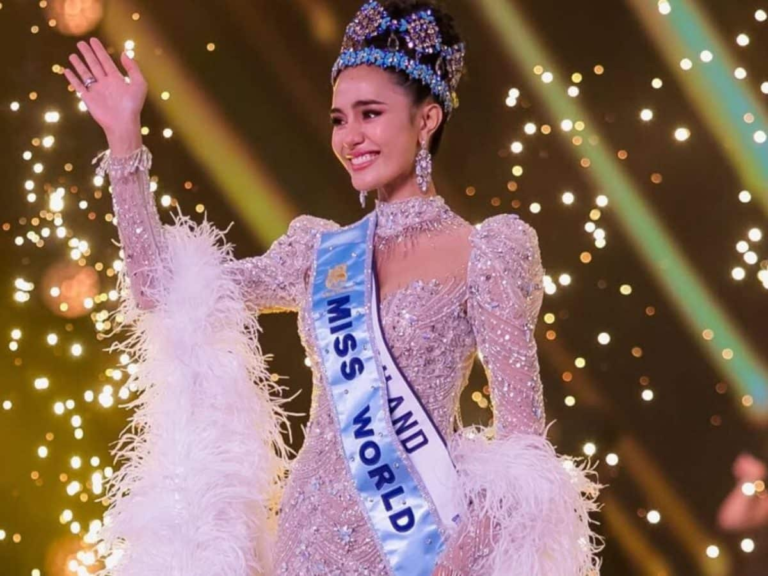 තායිලන්තයට ගිය 2025 ලෝක රූ රැජින කිරුළ