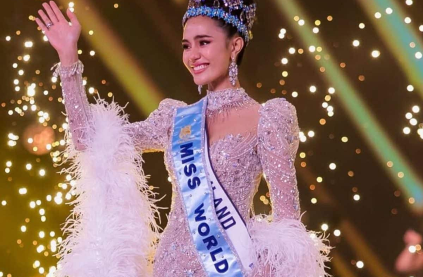තායිලන්තයට ගිය 2025 ලෝක රූ රැජින කිරුළ